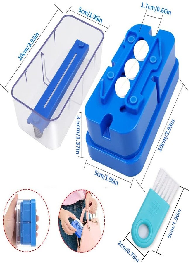 Abnaok Pill Cutter, Pill Splitters for Multiple Big/Small Pills, Cut for Splitting and Quartering Round or Oblong Pills - Image 2